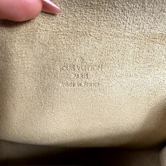 Louis Vuitton Vintage Monogram Florentine Pouch with Crossbody Strap Authentic - Picture 3 of 16